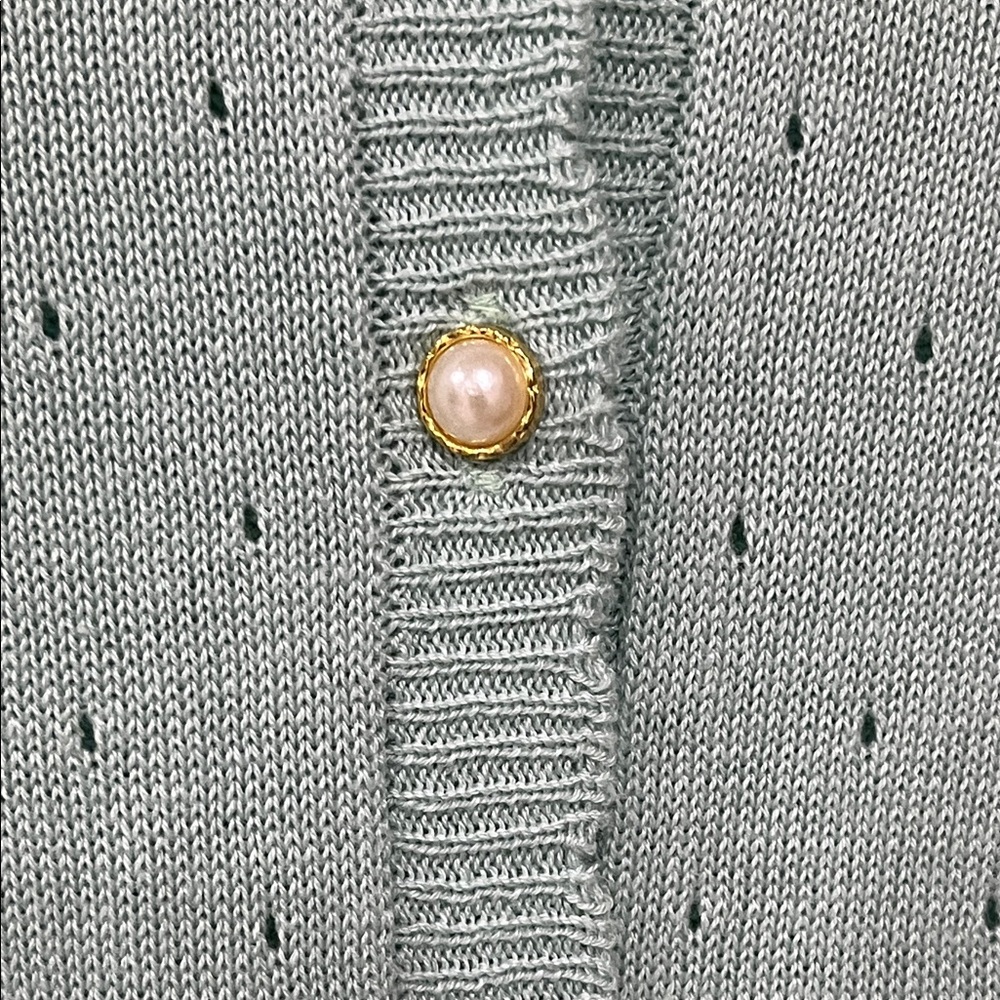 Mak B Mint Green Women's Cardigan - Picture 4 of 11